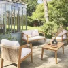 Acacia tuinset voor 4 personen met touwen