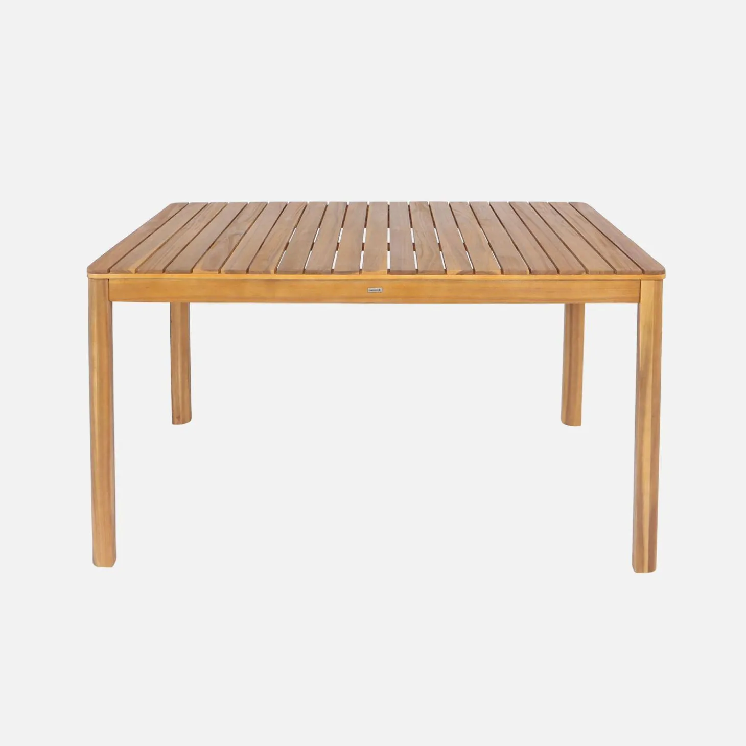 Acacia tuintafel met afgeronde hoeken, 6 plaatsen