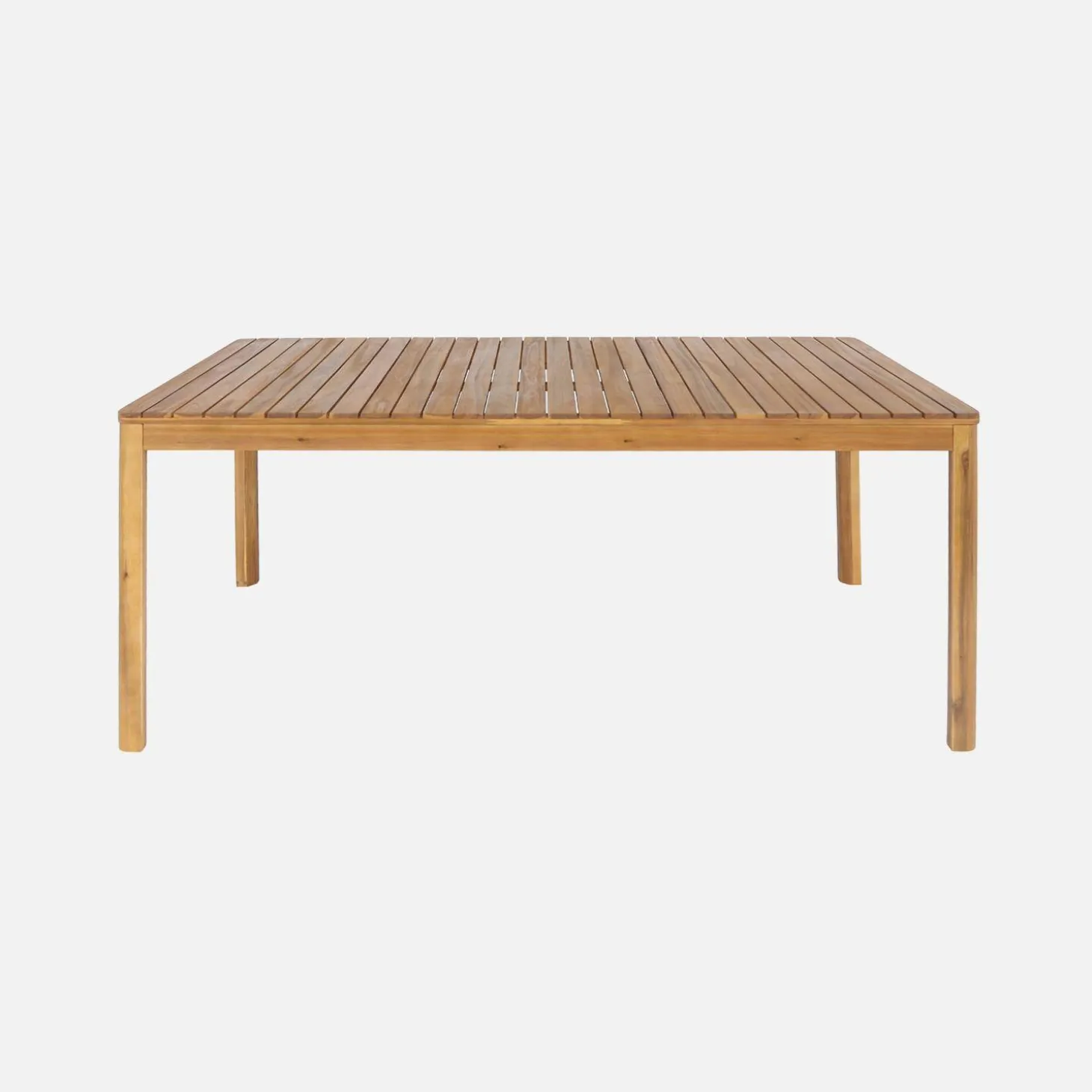 Acacia tuintafel met afgeronde hoeken, 8 personen