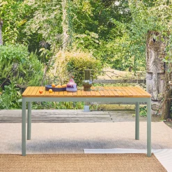 Acacia tuintafel met afgeronde hoeken, 8 personen