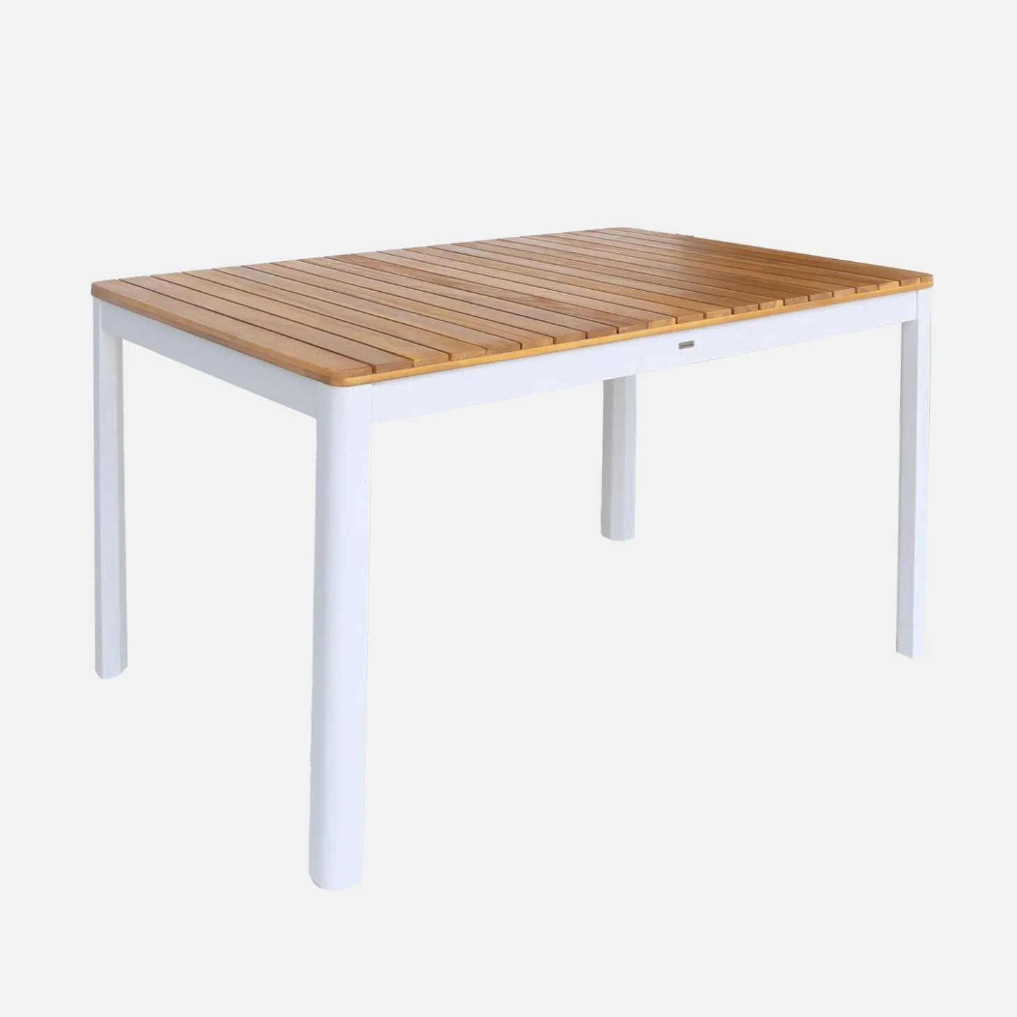 Acacia tuintafel met afgeronde hoeken, 6 plaatsen