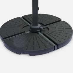 Afgeronde vulbare tegels voor parasol 48x48cm (set van 4)