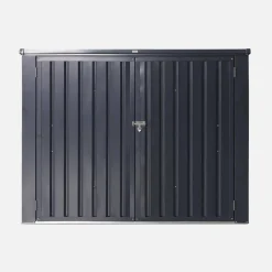 Afvalhok gegalvaniseerd staal, L173xB101xH 131-190 cm (1,75m2)