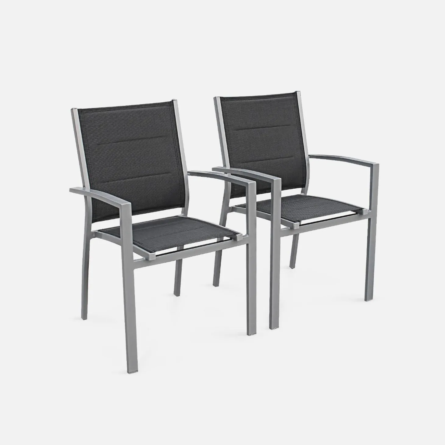 Aluminium tuinset 6 plaatsen