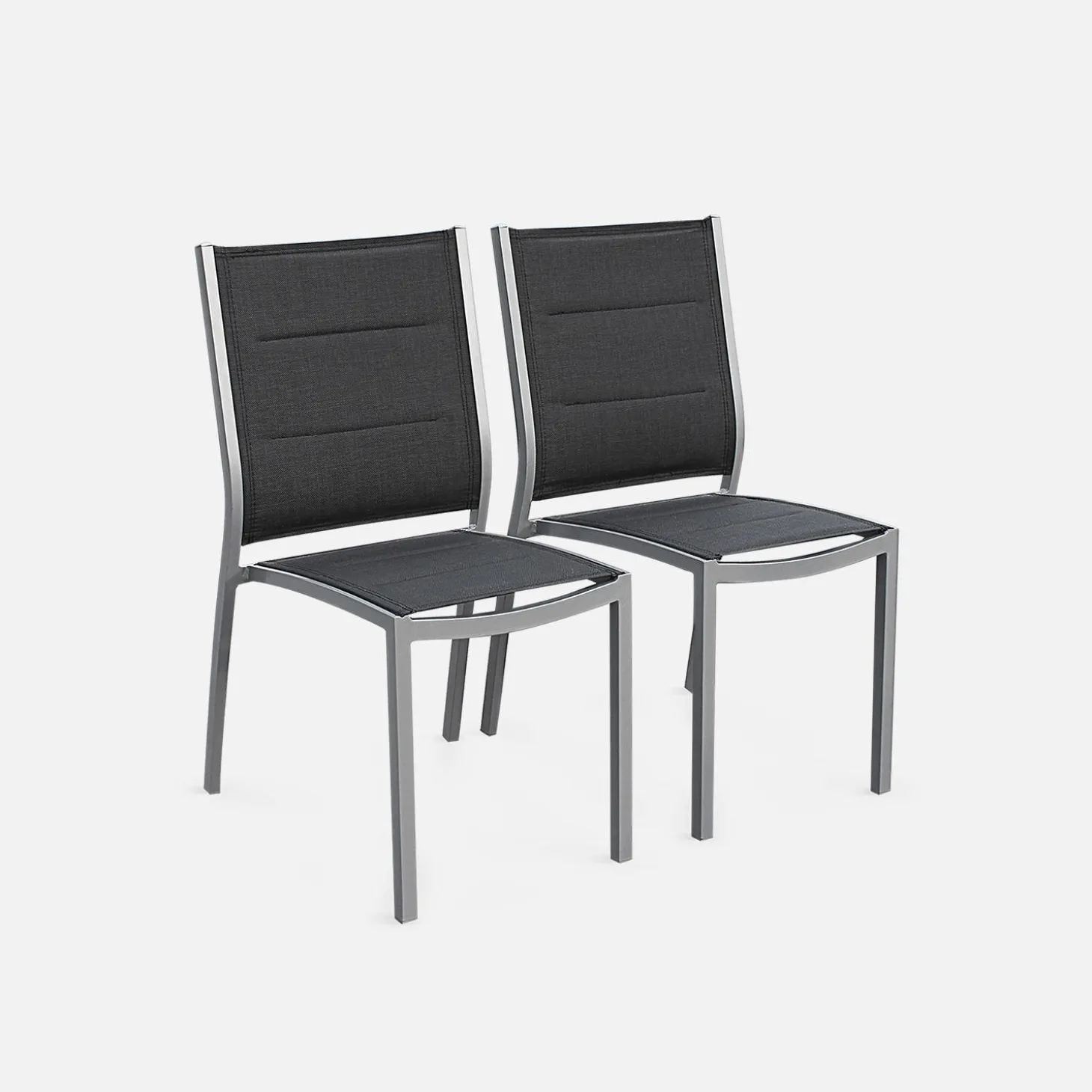 Aluminium tuinset 6 plaatsen