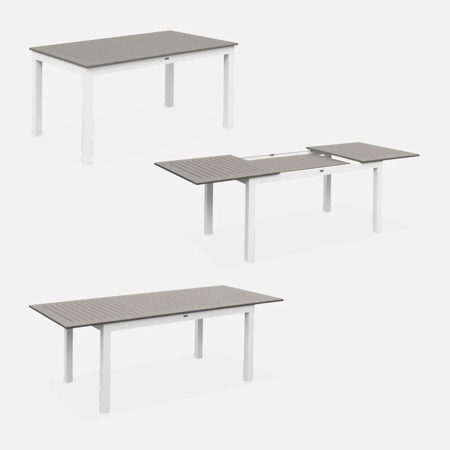 Aluminium tuinset 6 plaatsen