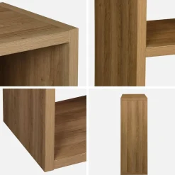 Asymmetrische vakkenkast 2x3 met 6 vakken