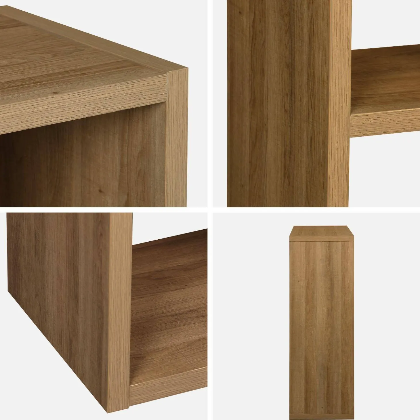 Asymmetrische vakkenkast 2x3 met 6 vakken
