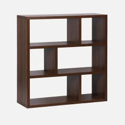 Asymmetrische vakkenkast 2x3 met 6 vakken