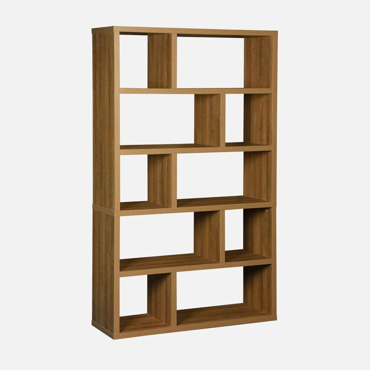 Asymmetrische vakkenkast 2x5 met 10 vakken