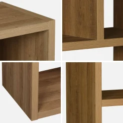 Asymmetrische vakkenkast 2x5 met 10 vakken