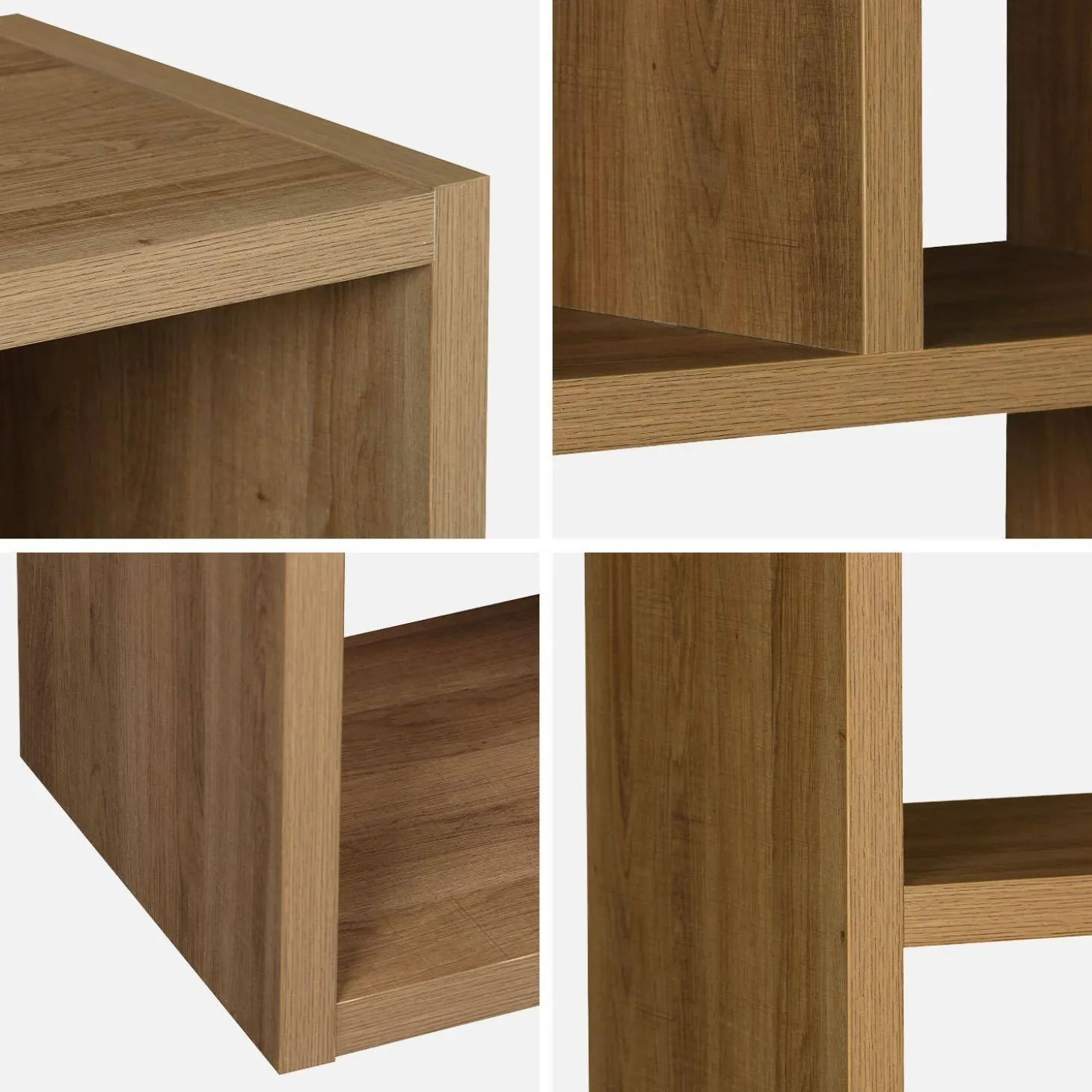 Asymmetrische vakkenkast 2x5 met 10 vakken