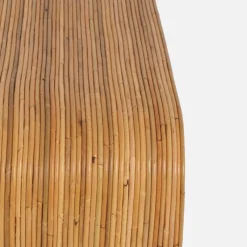 Bank, bedeinde in natuurlijk rotan, 100cm