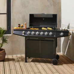 Barbecue op gas, 7 branders