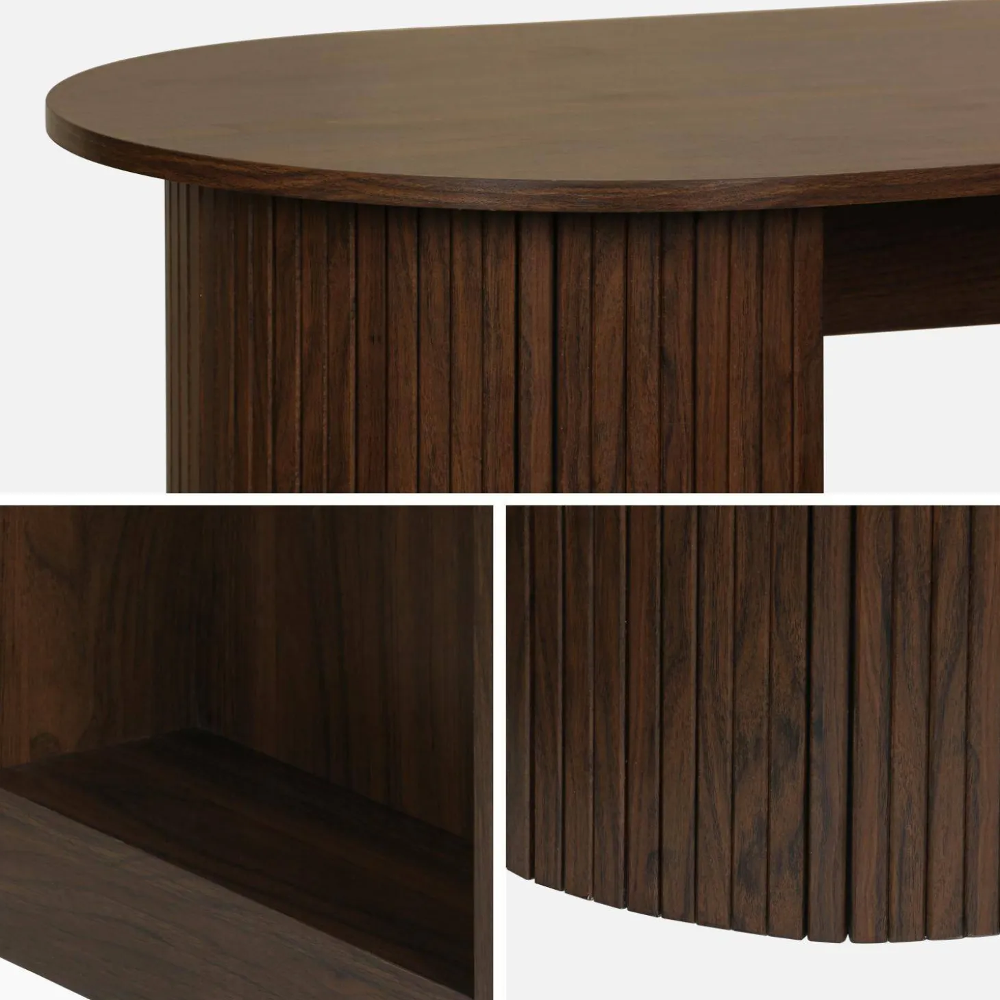 Bartafel, hoge keukentafel van houtdecor met opbergruimte
