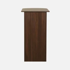 Bartafel, hoge keukentafel van houtdecor met opbergruimte