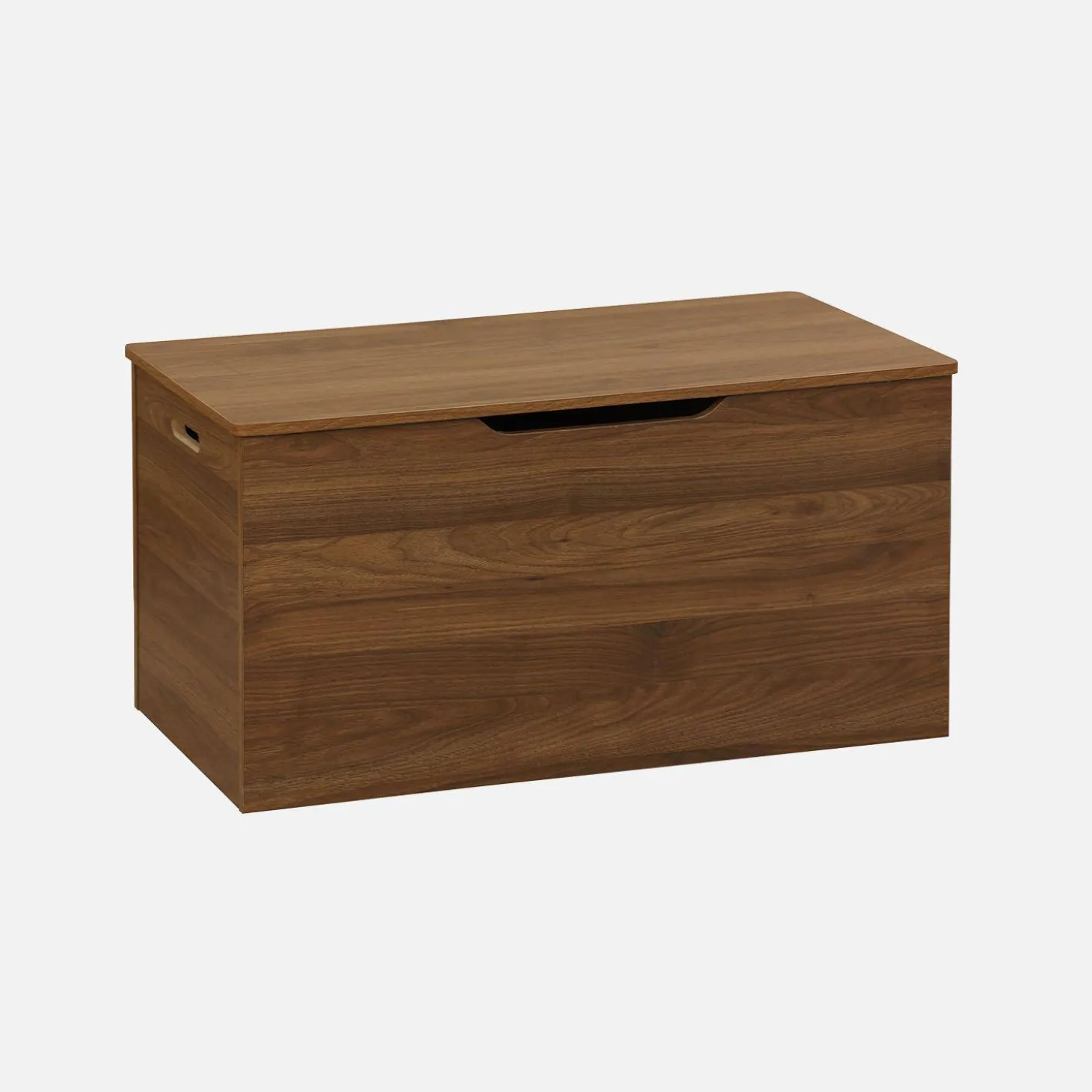 Bedeinde, walnootkleurig houtdecor