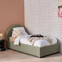 Bed met lattenbodem en hoofdeinde, 90 x 190cm