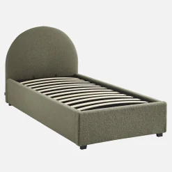 Bed met lattenbodem en hoofdeinde, 90 x 190cm