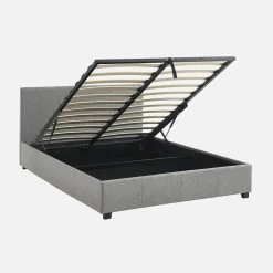 Bed met lattenbodem en hoofdeinde, 140 x 190cm