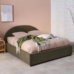 Bed met lattenbodem en hoofdeinde, 140 x 190cm