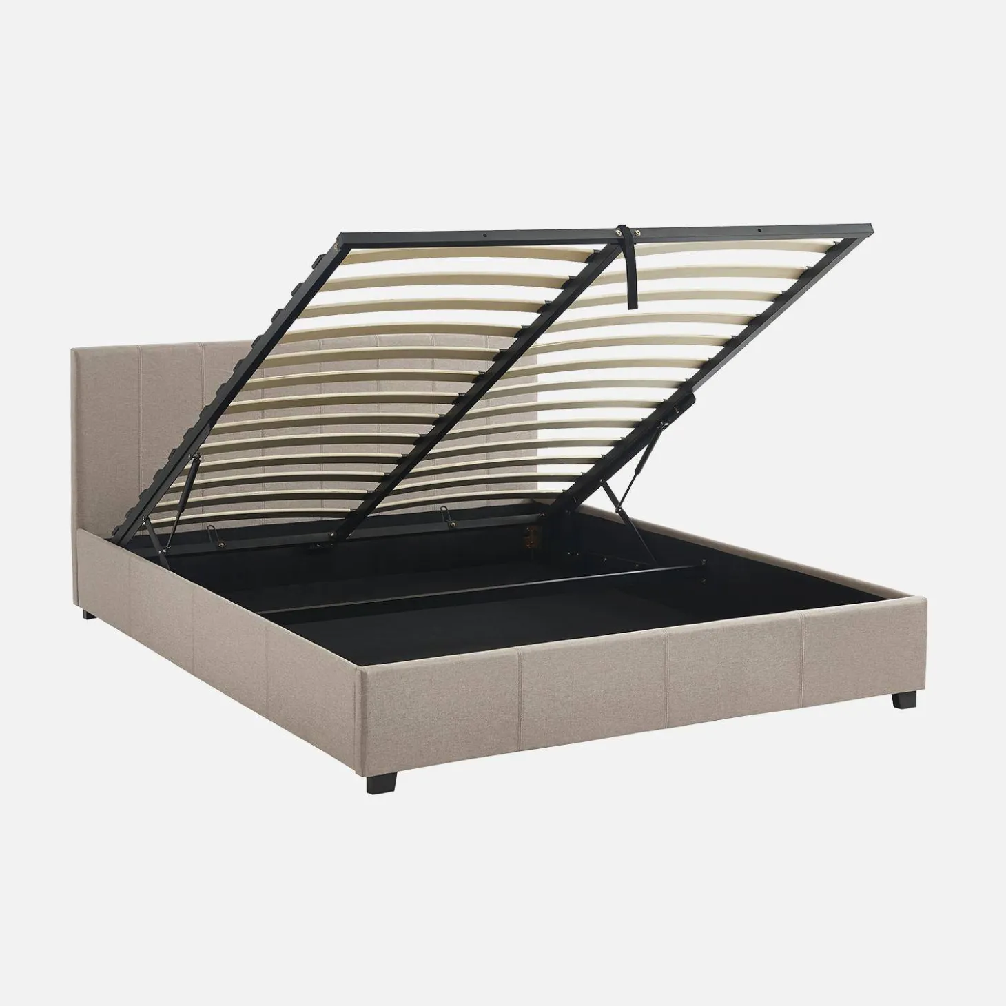 Bed met lattenbodem en hoofdeinde, 160 x 200cm