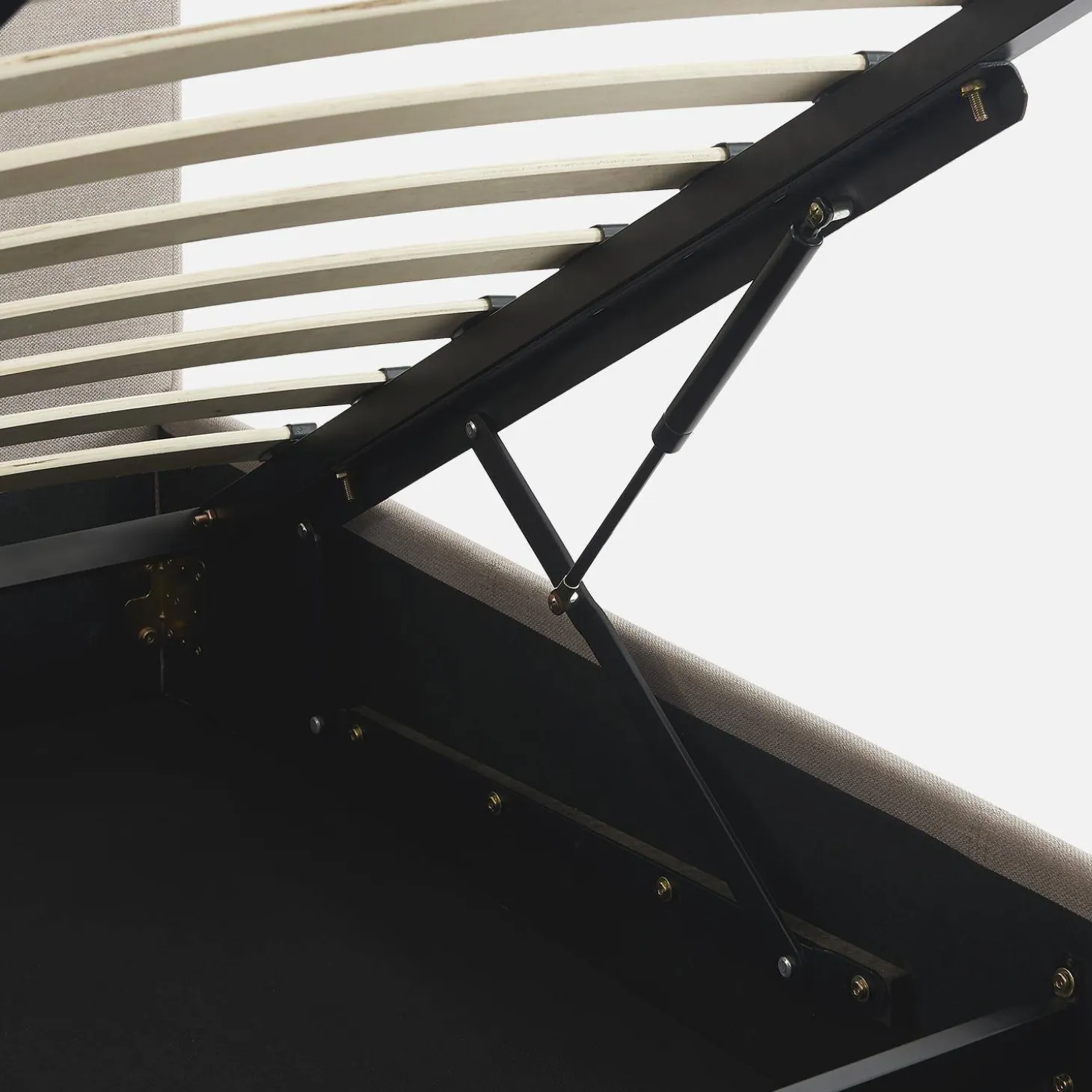 Bed met lattenbodem en hoofdeinde, 140 x 190cm