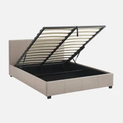 Bed met lattenbodem en hoofdeinde, 140 x 190cm