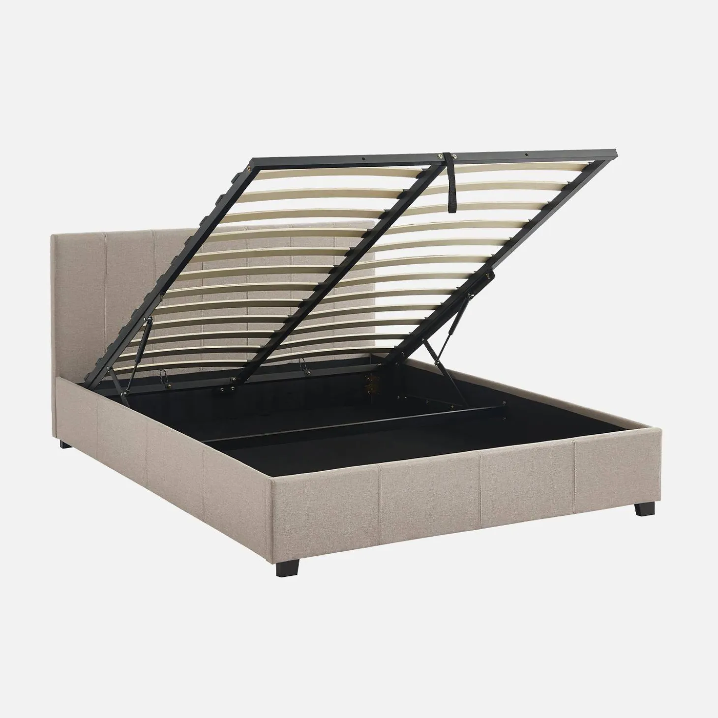 Bed met lattenbodem en hoofdeinde, 140 x 190cm