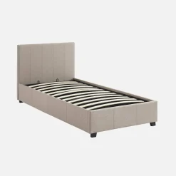 Bed met lattenbodem en hoofdeinde, 90 x 190cm