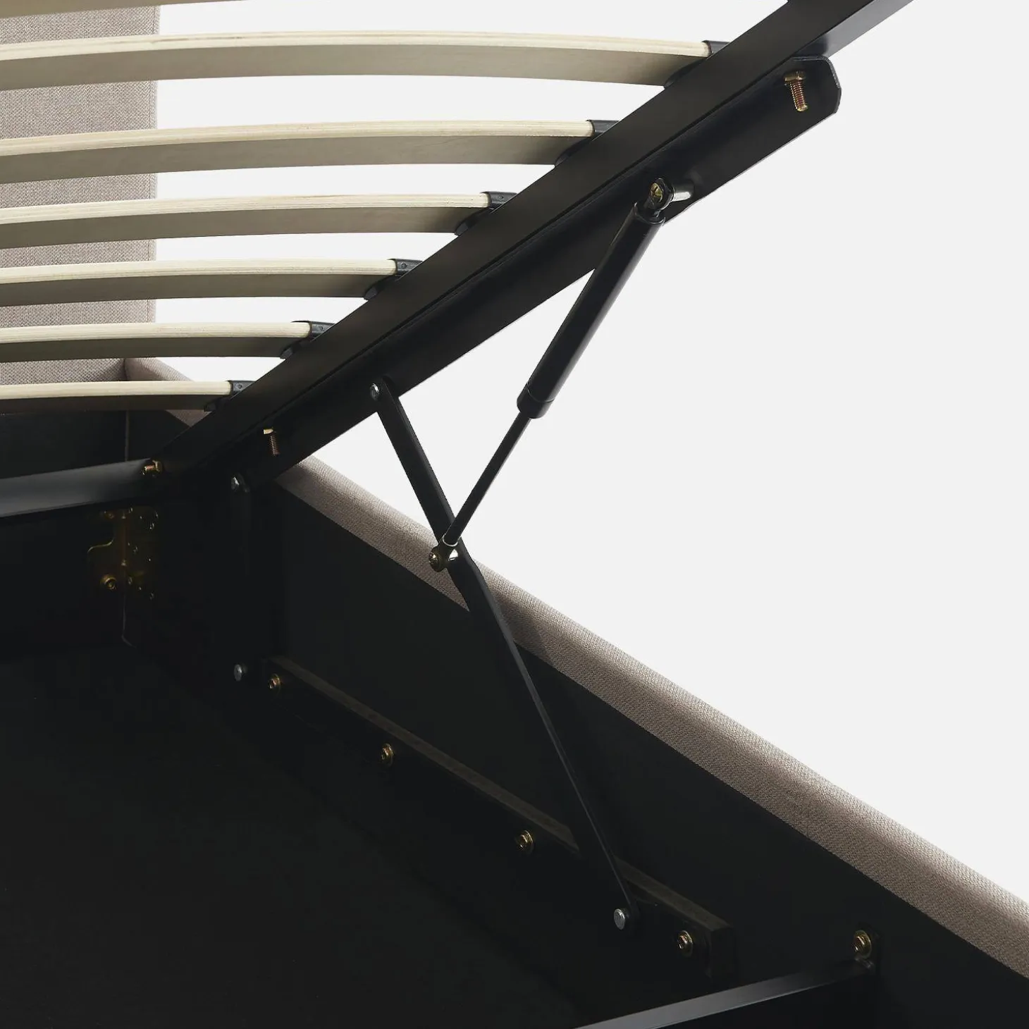 Bed met lattenbodem en hoofdeinde, 90 x 190cm