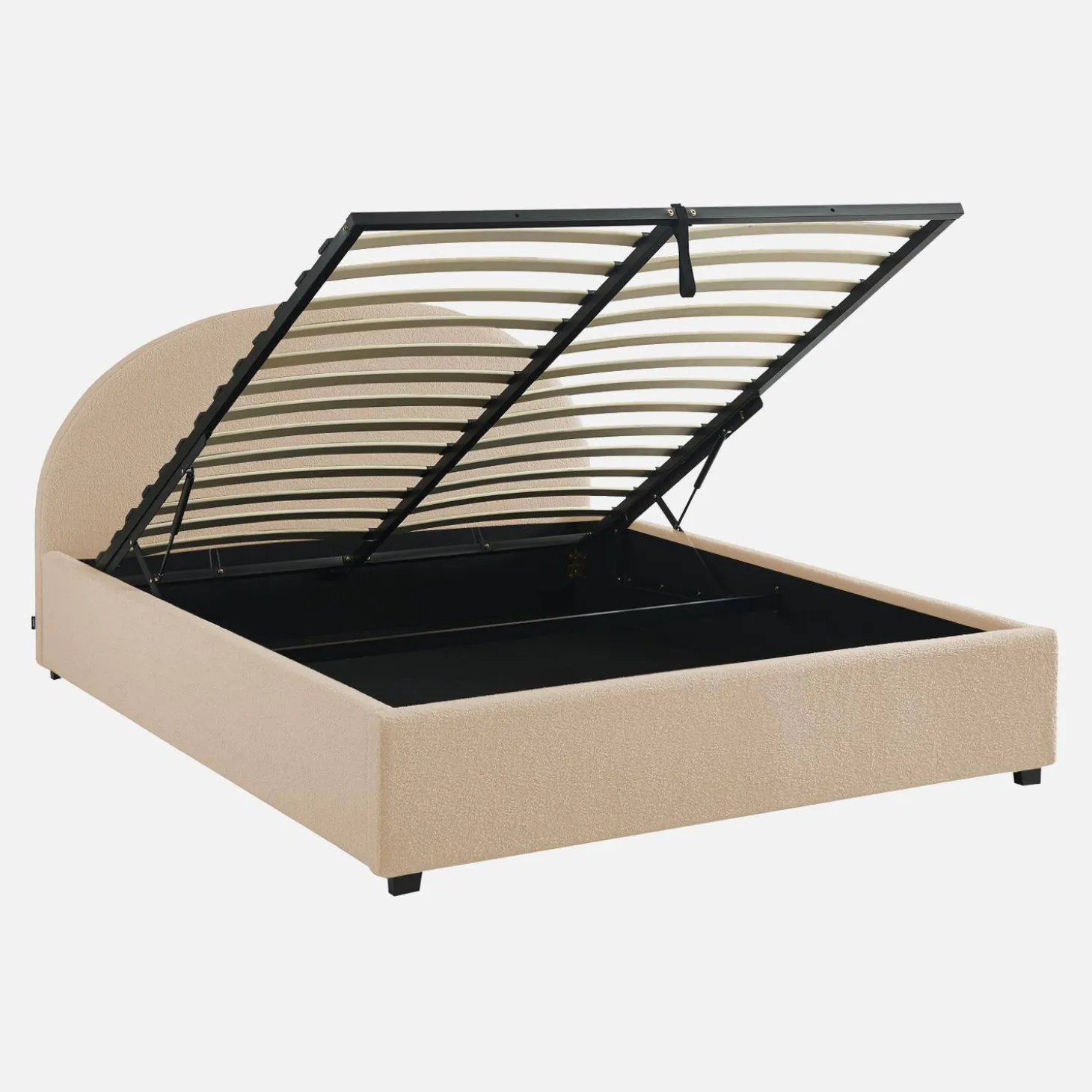 Bed met lattenbodem en hoofdeinde, 160 x 200cm