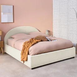 Bed met lattenbodem en hoofdeinde, 140 x 190cm