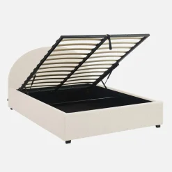 Bed met lattenbodem en hoofdeinde, 140 x 190cm