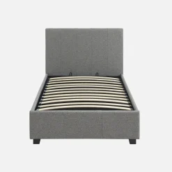 Bed met lattenbodem en hoofdeinde, 90 x 190cm