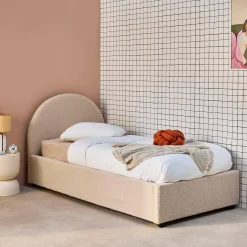 Bed met lattenbodem en hoofdeinde, 90 x 190cm