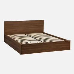 Bed 160x200cm met 4 lades inclusief lattenbodem en hoofdbord houtdecor