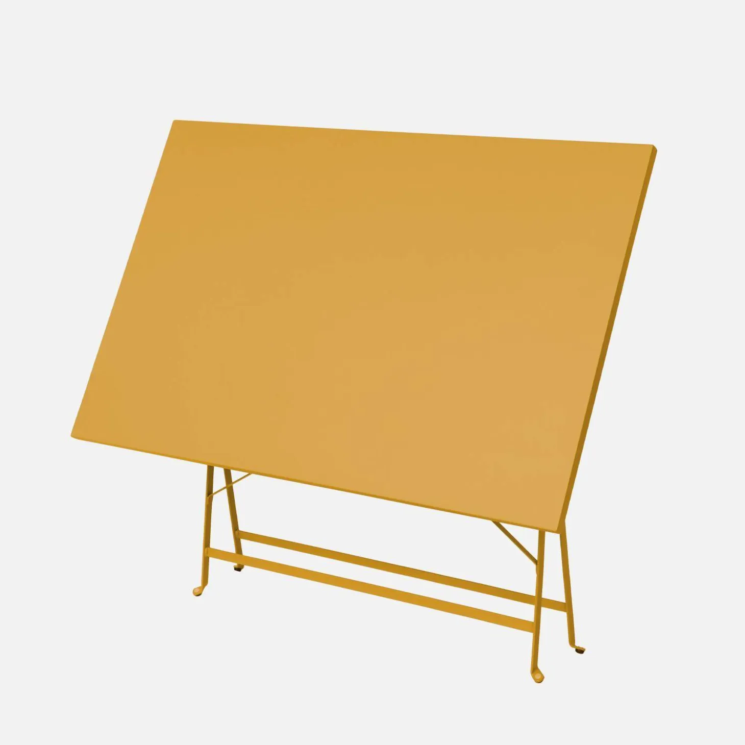 Bistrotafel met 4 stoelen inklapbaar metaal 110 x 70cm