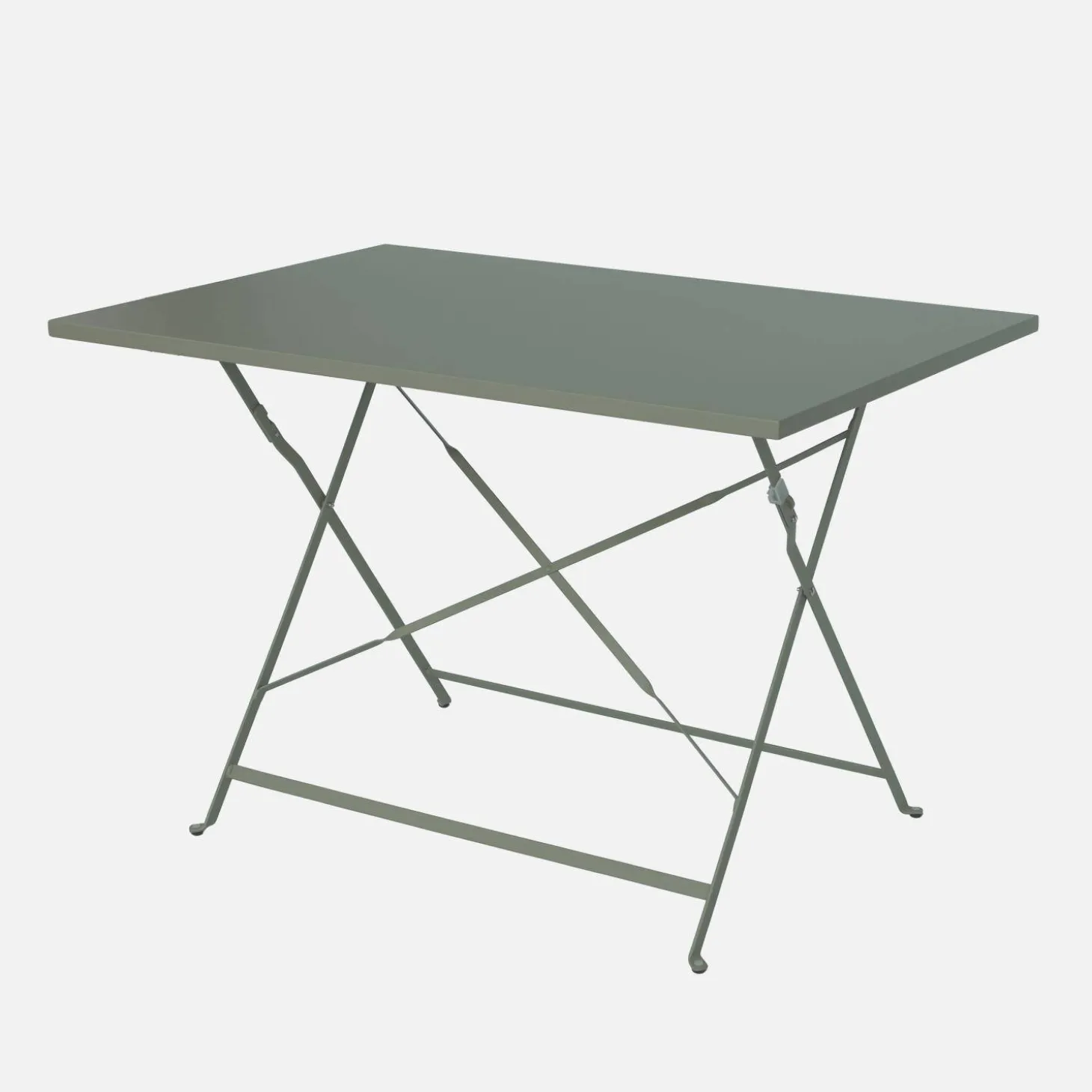 Bistrotafel met 4 stoelen inklapbaar metaal 110 x 70cm
