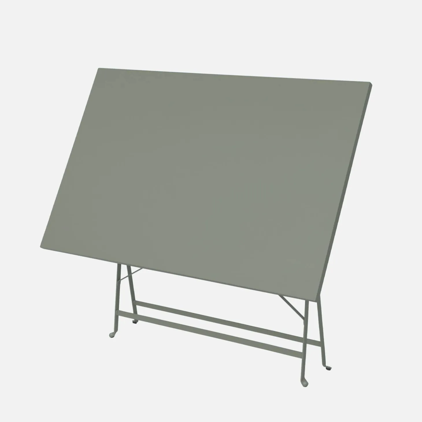 Bistrotafel met 4 stoelen inklapbaar metaal 110 x 70cm