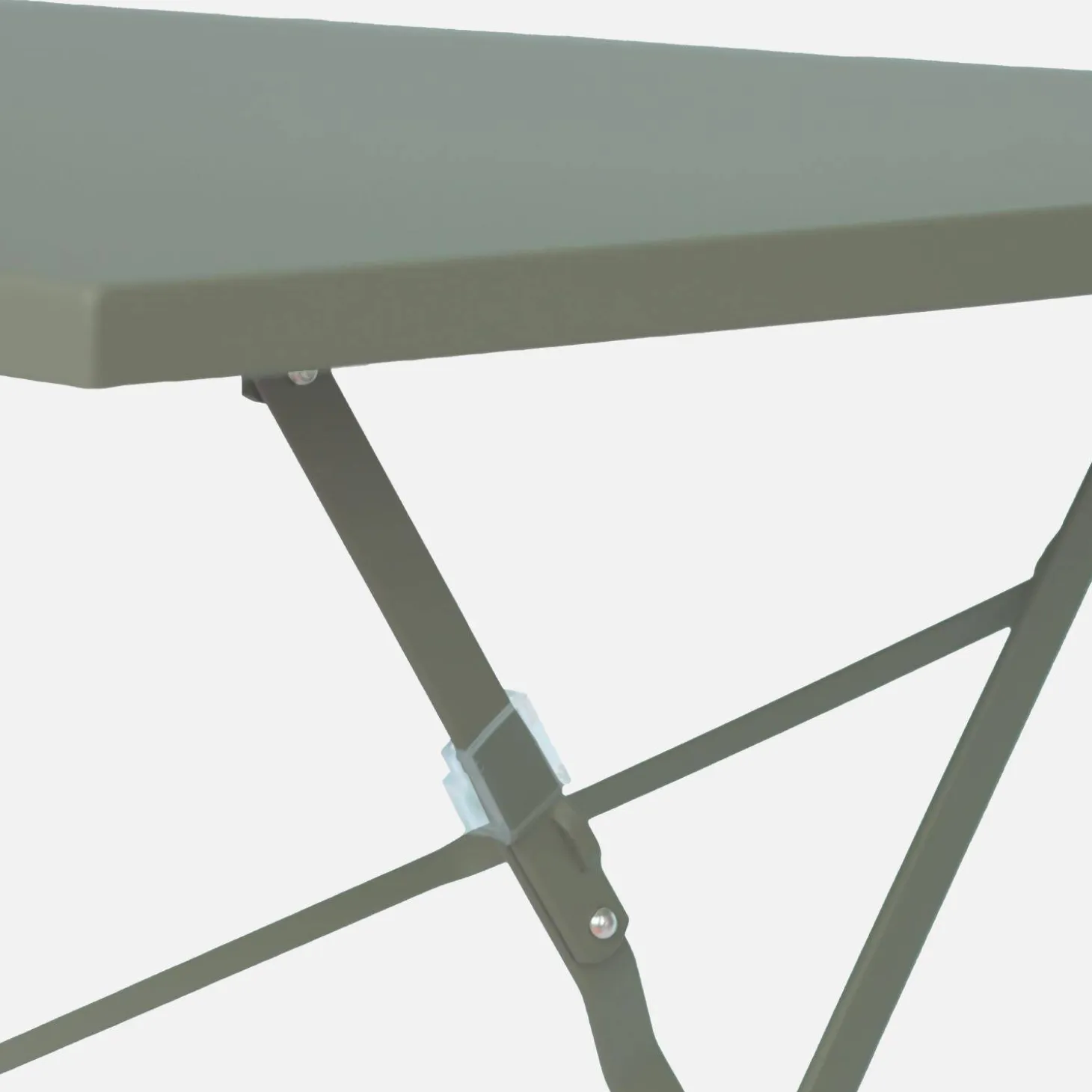 Bistrotafel met 4 stoelen inklapbaar metaal 110 x 70cm
