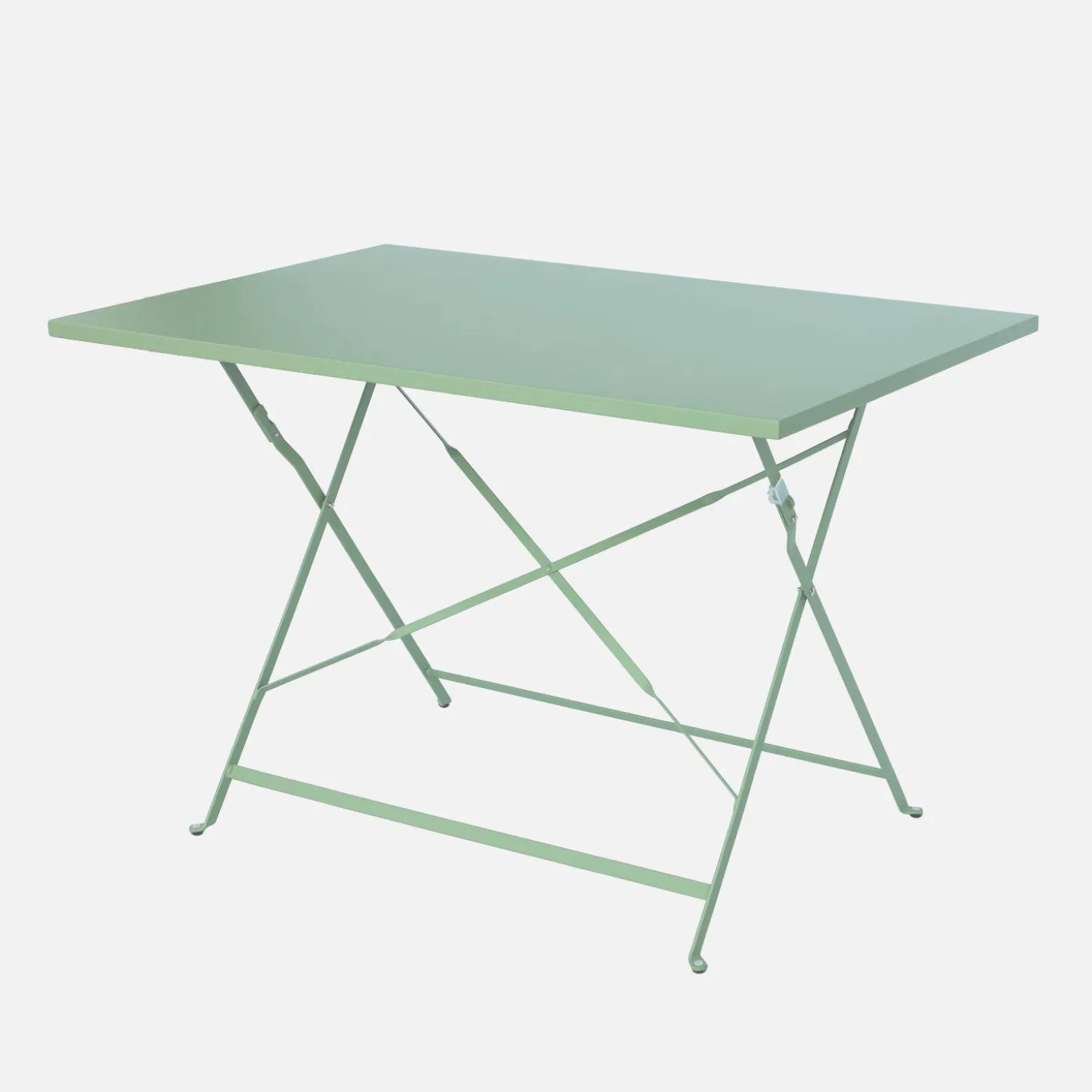 Bistrotafel met 4 stoelen inklapbaar metaal 110 x 70cm