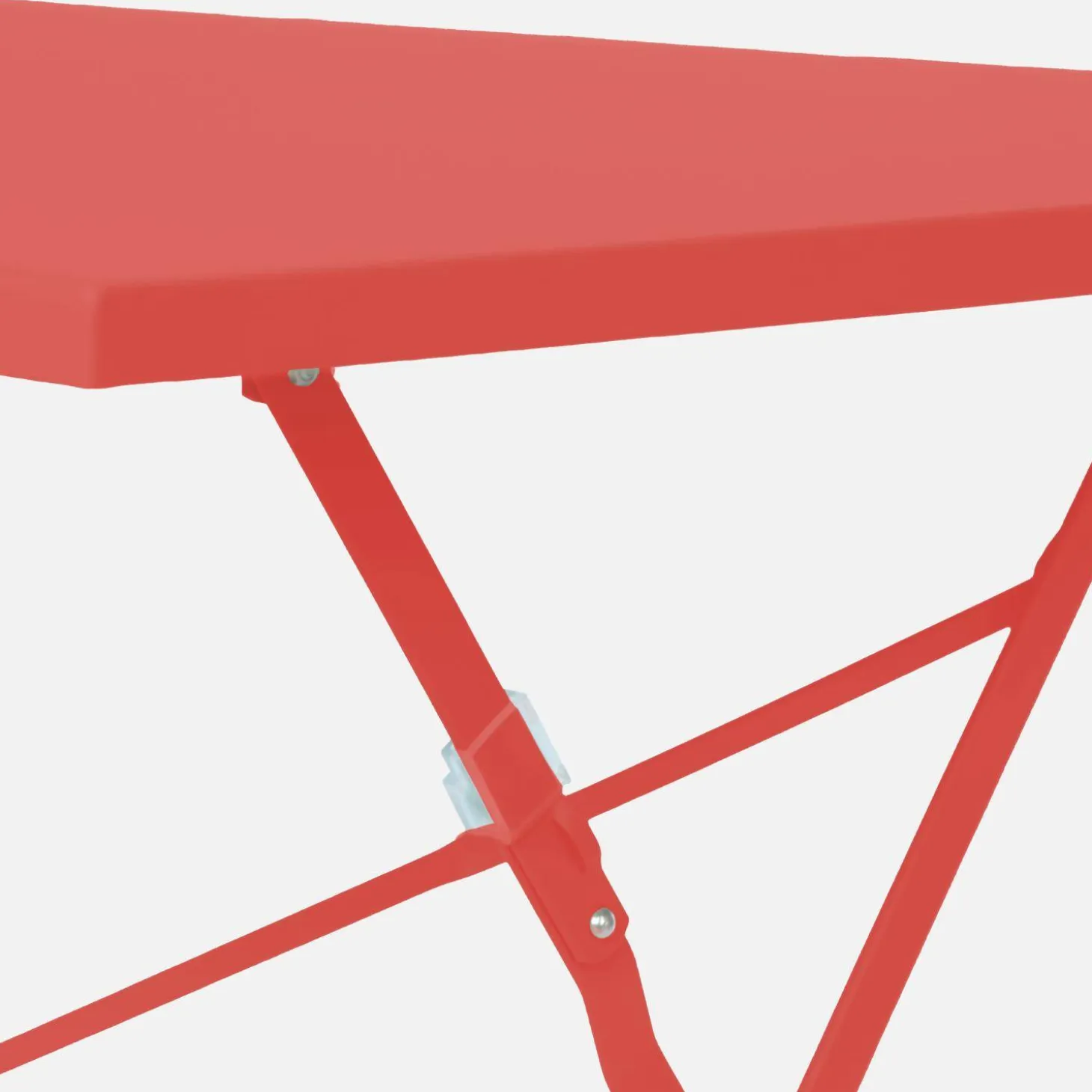 Bistrotafel met 4 stoelen inklapbaar metaal 110 x 70cm