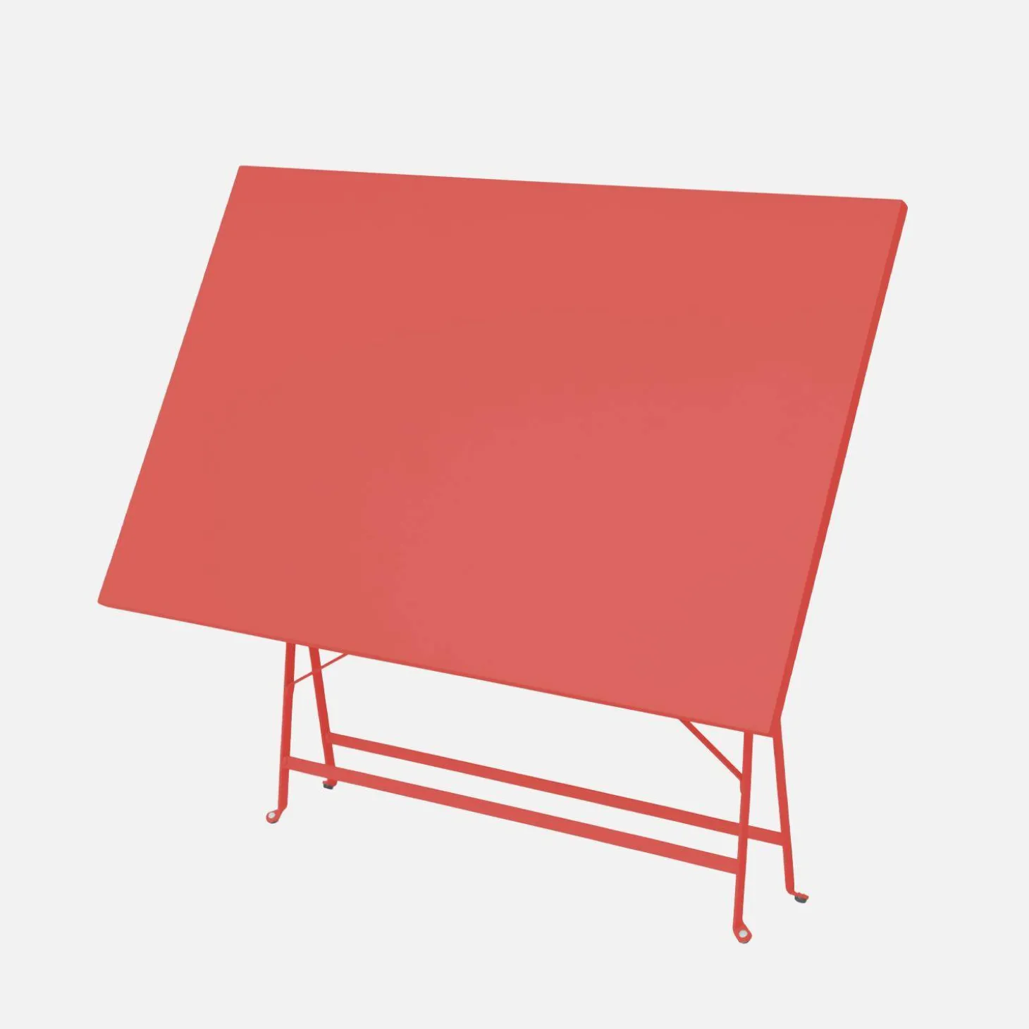 Bistrotafel met 4 stoelen inklapbaar metaal 110 x 70cm