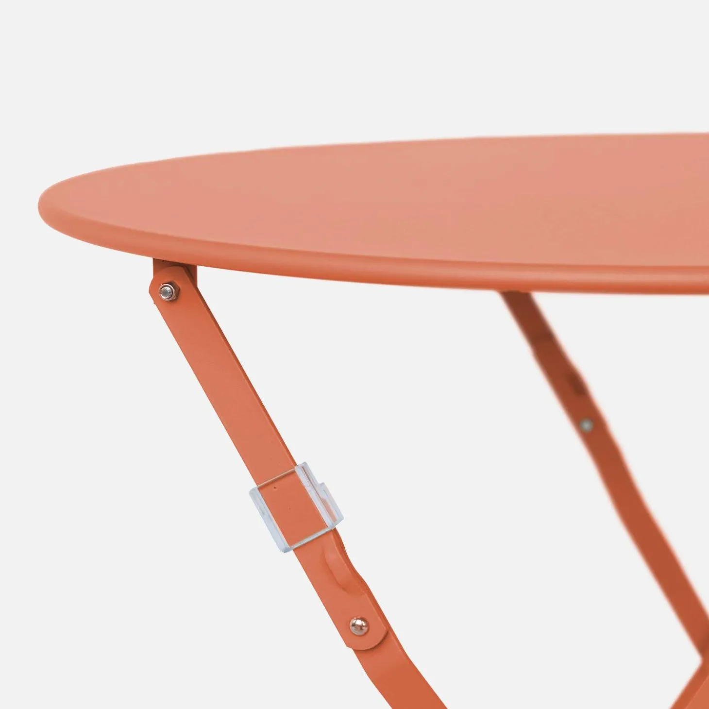 Bistrotafel met 2 stoelen inklapbaar metaal Ø60 x 70cm