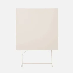 Bistrotafel met 2 stoelen inklapbaar metaal 70 x 70cm