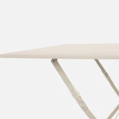 Bistrotafel met 2 stoelen inklapbaar metaal 70 x 70cm