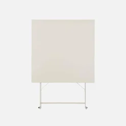 Bistrotafel voor 2 personen inklapbaar metaal 70 x 70cm
