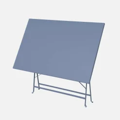 Bistrotafel voor 4 personen inklapbaar metaal 110 x 70cm