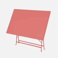Bistrotafel voor 4 personen inklapbaar metaal 110 x 70cm